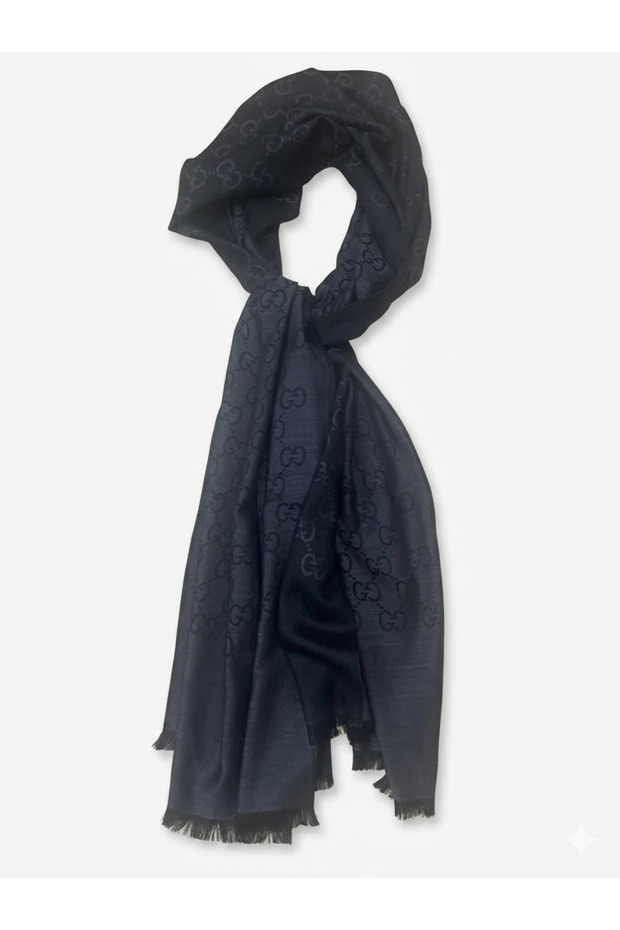 Silk/Wool Blended Self-Patterned Shawl 200X80 Size