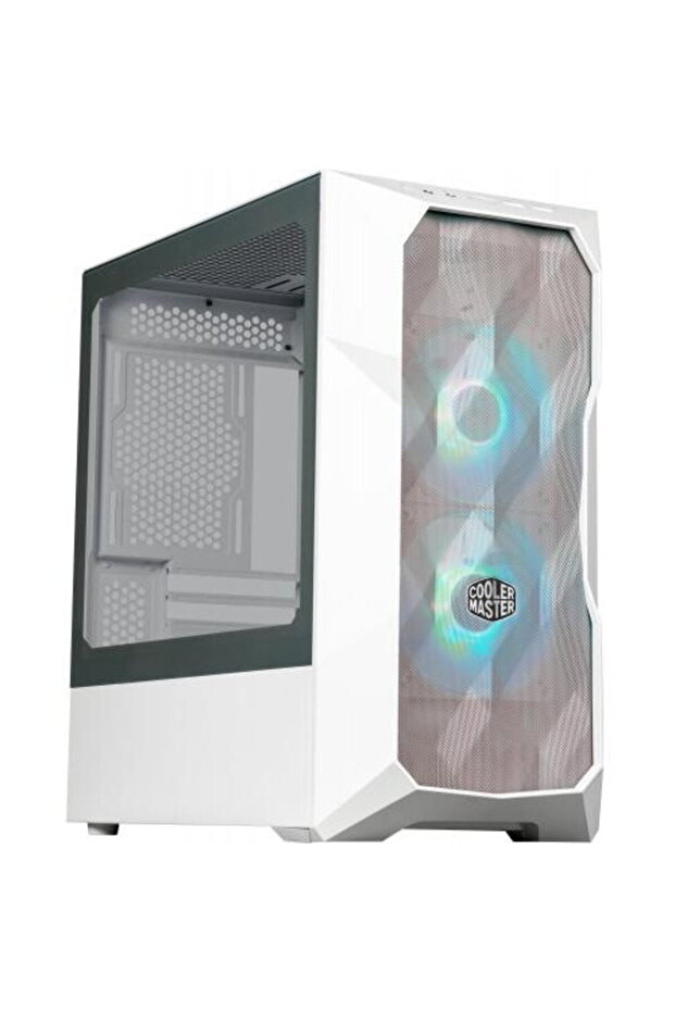 MasterBox TD300 Mesh ARGB White, No source, MiniTower