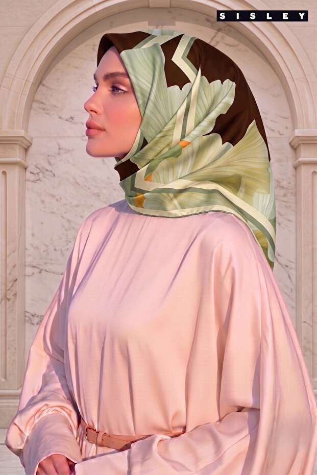 Silk Tivil Scarf-2029-90*90