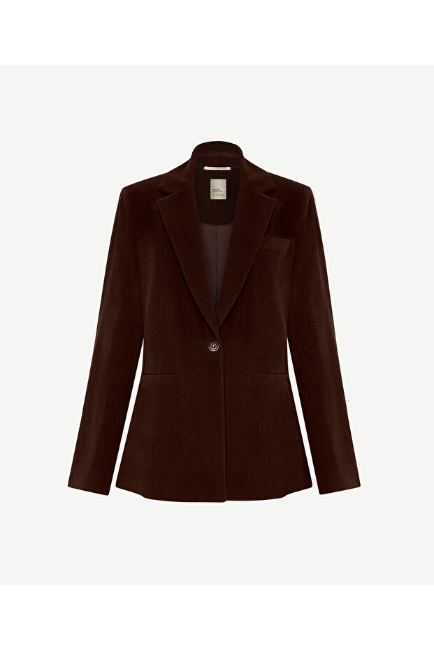 Regular Jacket Collar Long Sleeve Jacket - 6