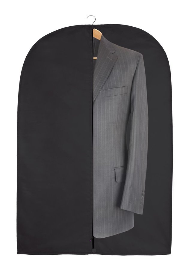 2-Piece Suit Cover, Clothing, Garment Protection Carrying Cover, Gamboç Black Garment Bag