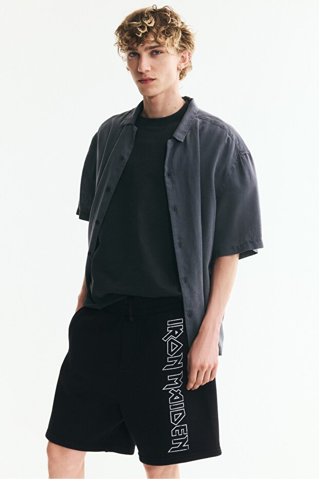 Sweatshirt Şort Relaxed Fit