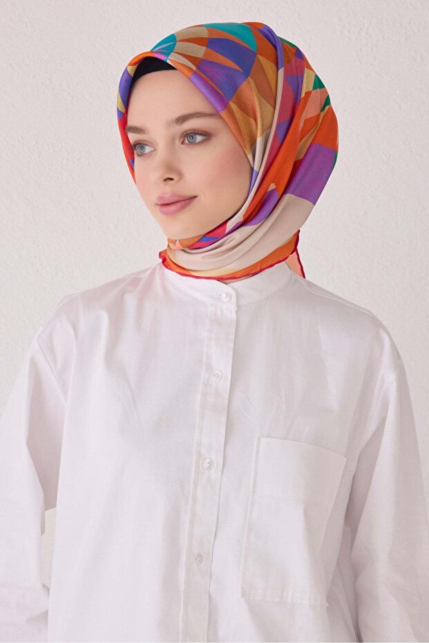 Twill Silk Scarf 20264046Dtm 02