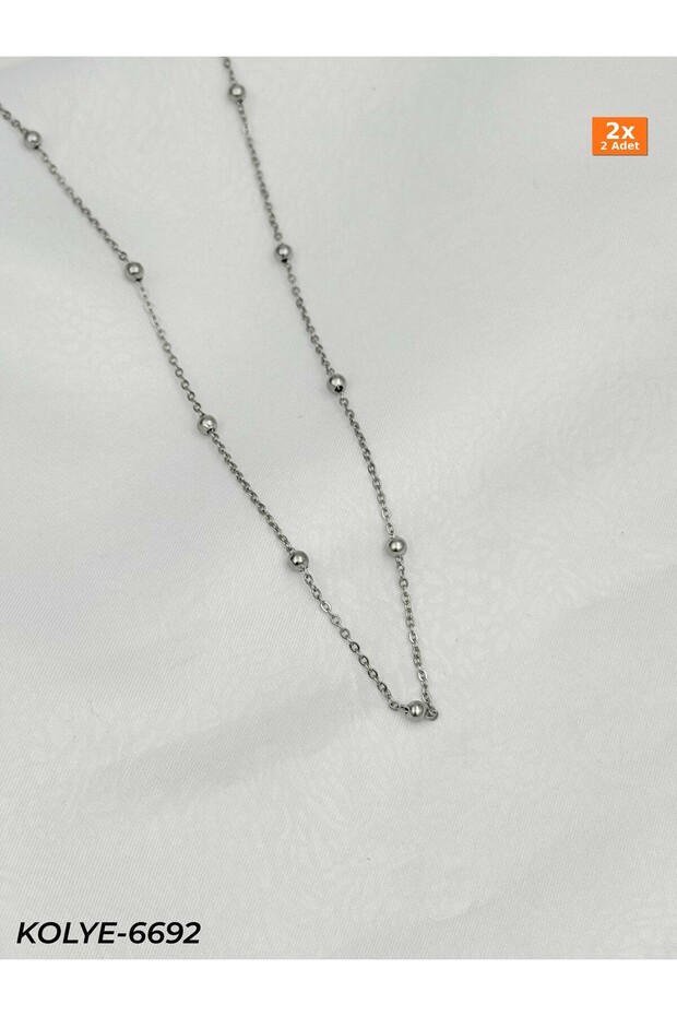 Steel Necklace Glittering Gift