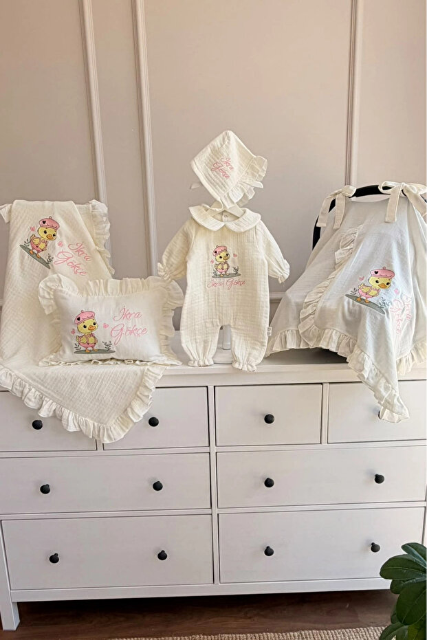 Baby Muslin Blanket and Pillow