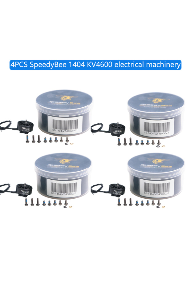 4PCS 4600KV SpeedyBee 1404 V2 Motor 4600KV 4S LiPo for Bee25 2.5inch FPV Drone
