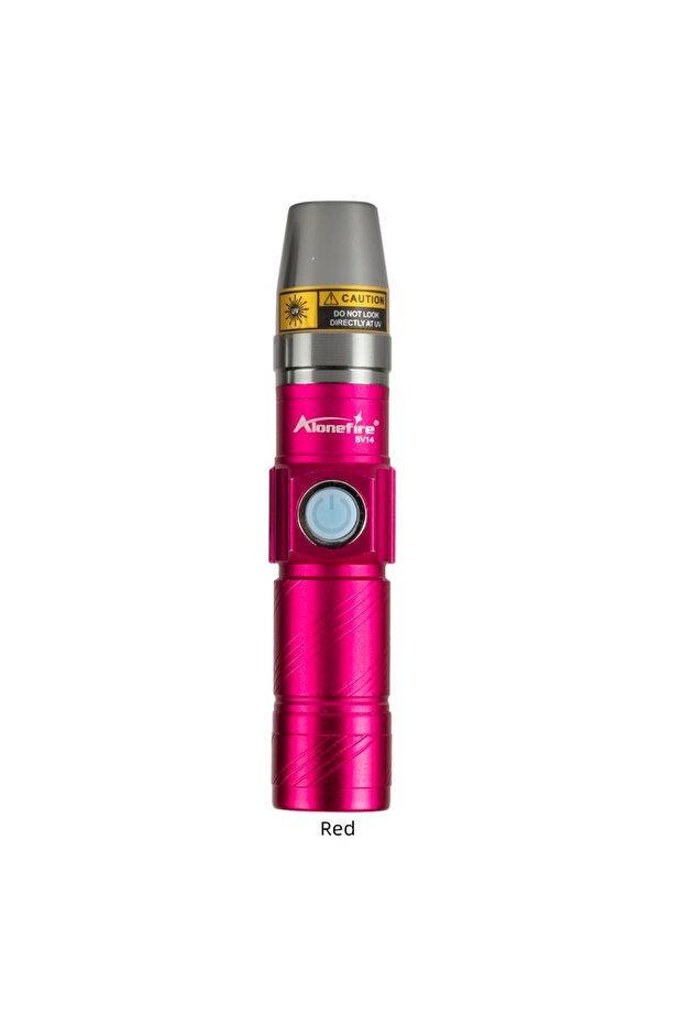 USB Charging Red 365nm UV Flashlight USB Rechargeable Money Pet Urine Ore Cat Tinea Leakage Scorpion