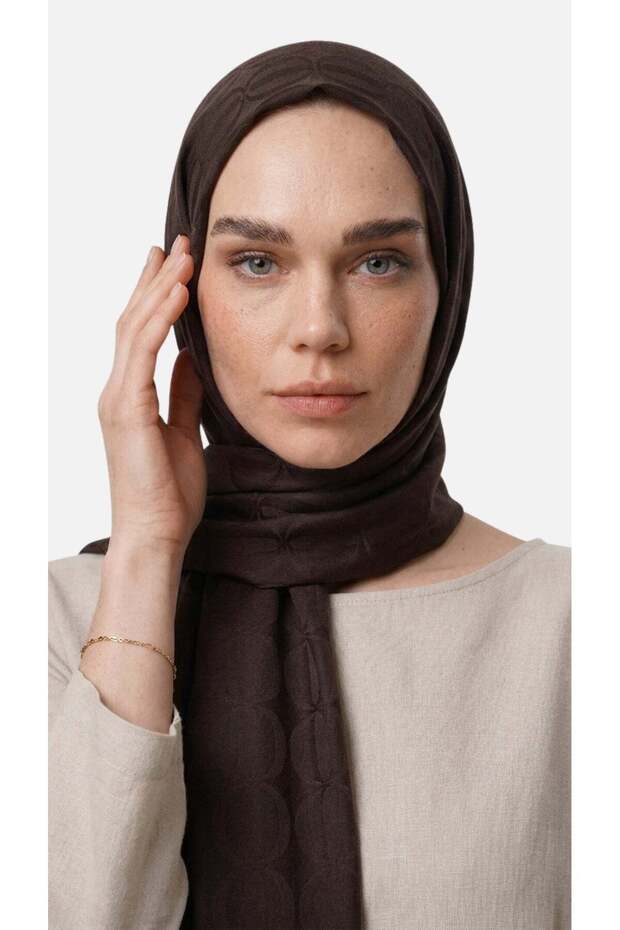 شال أيروبين جاكار بنمط الكثبان الرملية