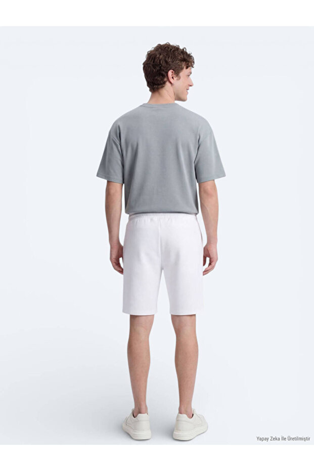 Gri simplu tricou - 5