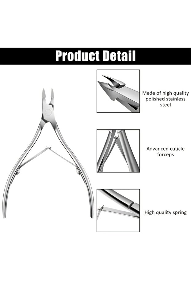 Dead Skin Clippers High-Quality German Eagle Beak Nail Clippers - Exact Cutters for Thick Nails, Per