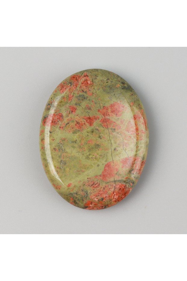 unakite Worry Stone Amethyst Rose Quartz Hand Carved Thumbstone Pocket Meditation Oval Crystal Natur