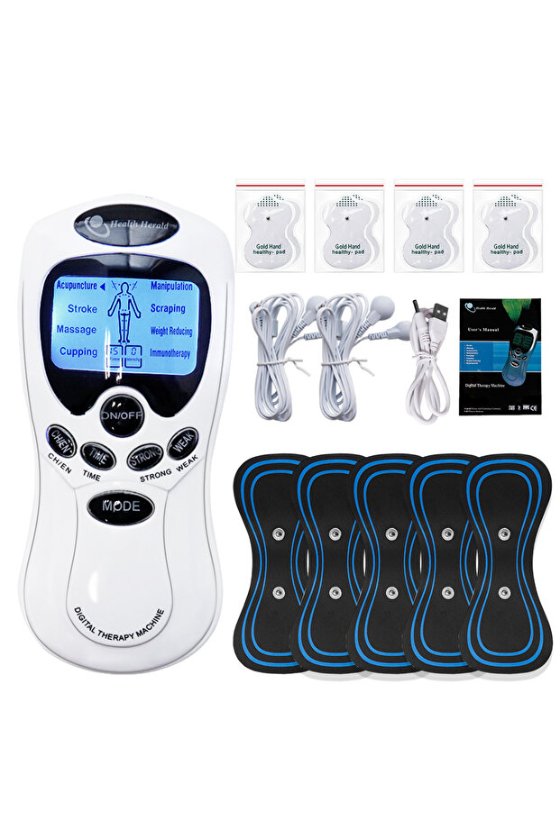 TENS Unit Massager Tens Machine Massager Electronic Pulse Muscle Stimulator Relax Neck Back Shoulder