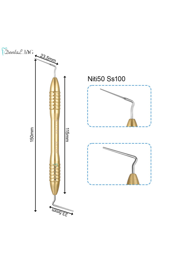 Niti50 Ss100 Dental Endodontic Hand Plugger Dental Gutta Percha Filler Oral Root Canal Filler Endo H