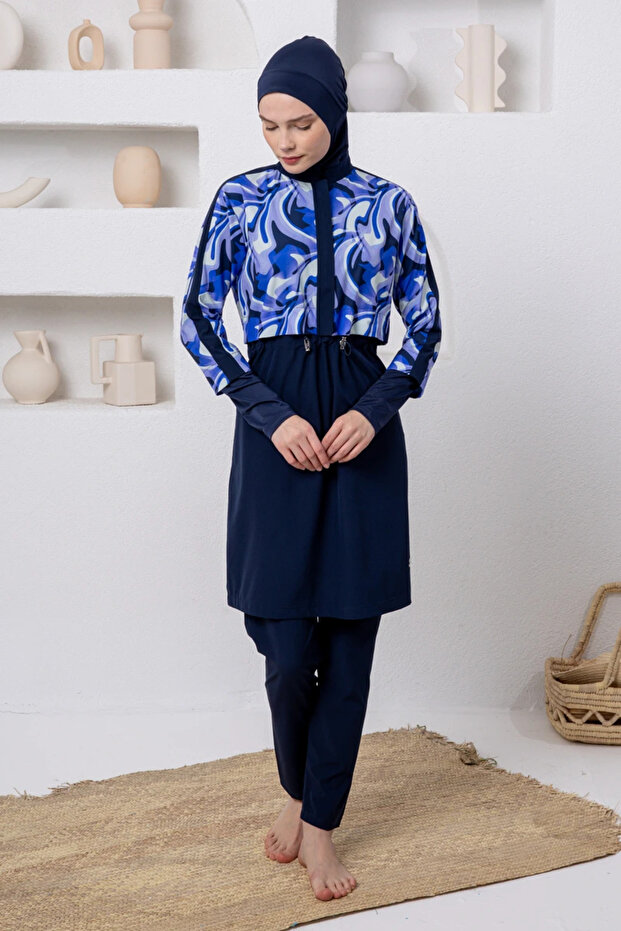 261209 Women's Long Sleeve Hijab Swimsuit