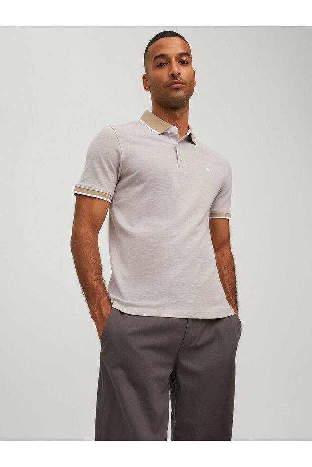 Poloshirt Einfarbig Poloshirt