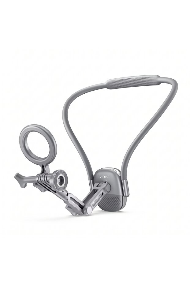 Foldable Neck-Hanging Magnetic Phone Holder, 360° Rotating Hands-Free Mobile Holder with N52 Magnet