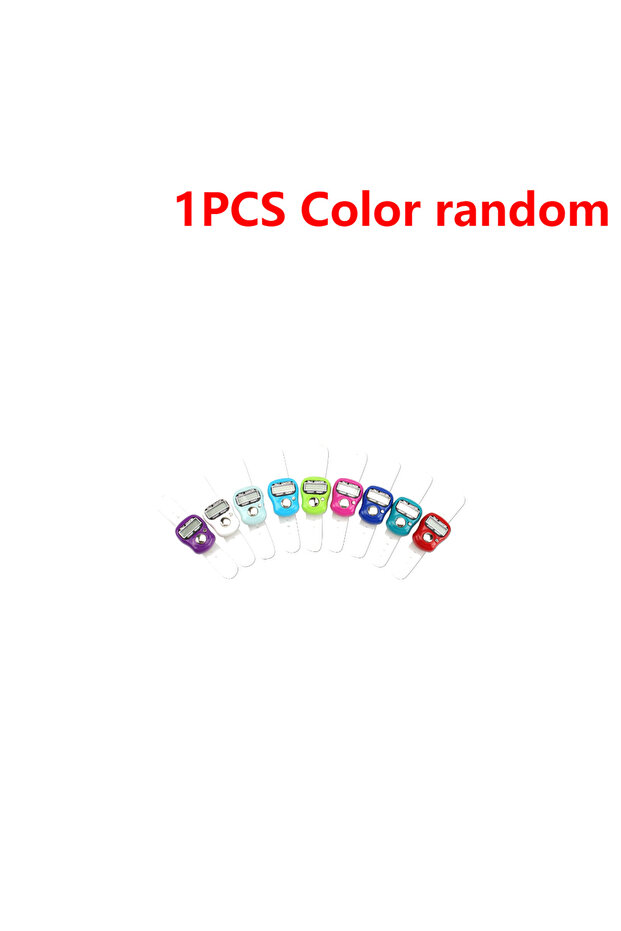 1PCS Color random 0-99999 Finger Counter Ring 5 Digital LED Electronic Handheld Tally Counter Clicke