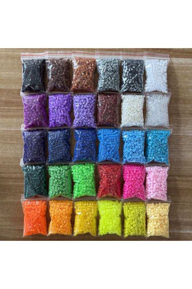 C-30Colors 10000Pcs 5MM 10000pcs 3D Hama Beads Pixel Puzzle Iron Beads for kids Perler Hama Beads Di