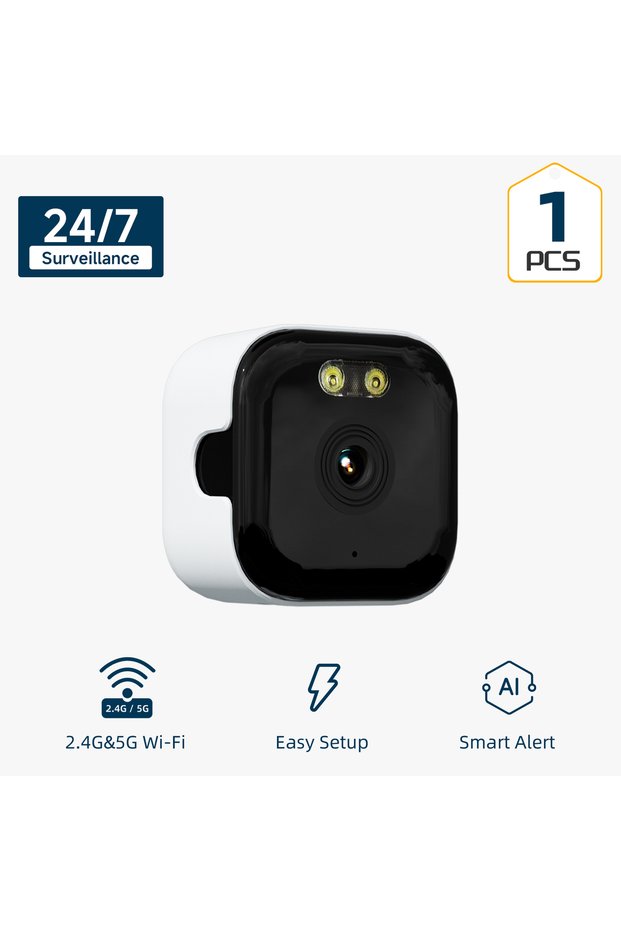 WINDOW CAM Pro 2PCS/1PCS HEIYOUCAM Window Camera-Replaces Outdoor Cameras | 2.4/5GHz Wi-Fi | 3MP HD