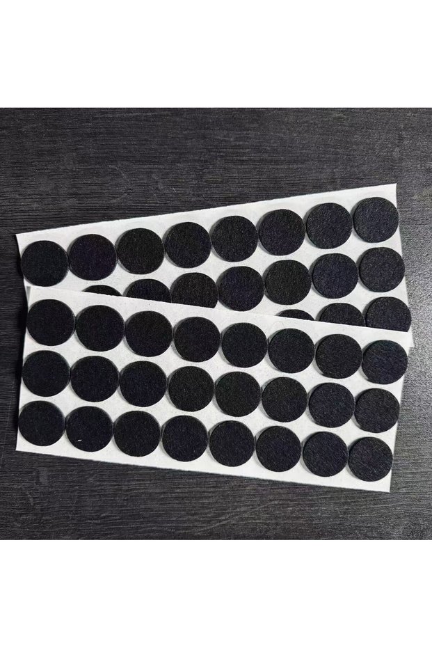 48PCS 1inch 48PCS round black Felt Pads,48 Pieces Furniture Pads Self Adhesive Round Furniture Feet