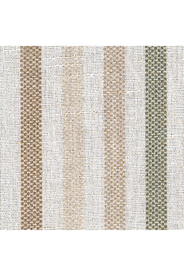 Rod pocket W66xL60cm 2PC Multi Green 2026 New [2 Panels] 66x60cm Modern Stripe Cafe Curtains Linen