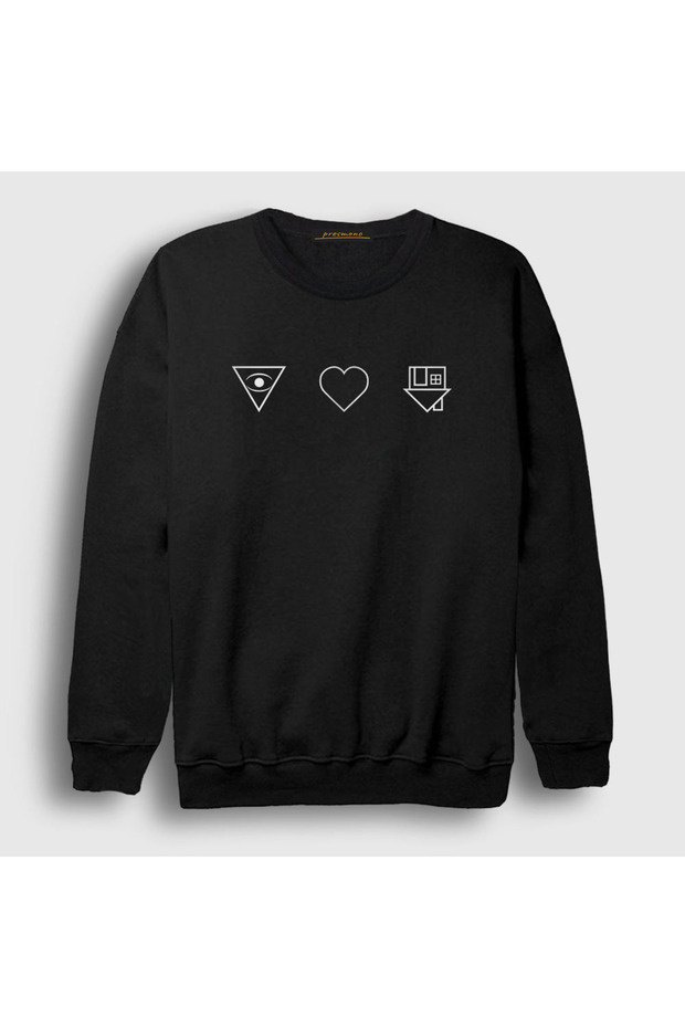 Unisex Black Logo V2 The Neighborhood Sweatshirt 176151tt