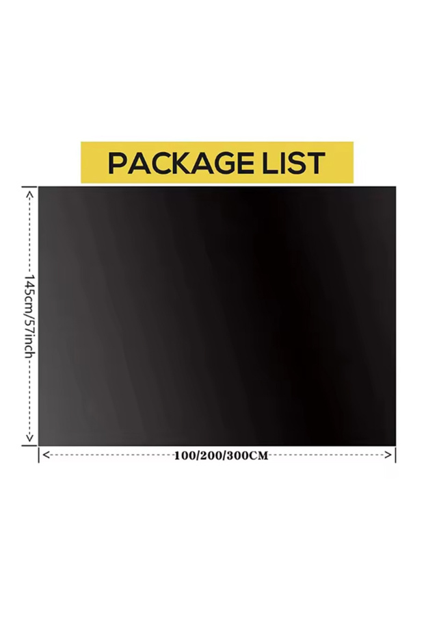 150x200cm No Full Tool set 100% Blackout Curtain Darkest House Blackout Window Privacy Film Tint Ant