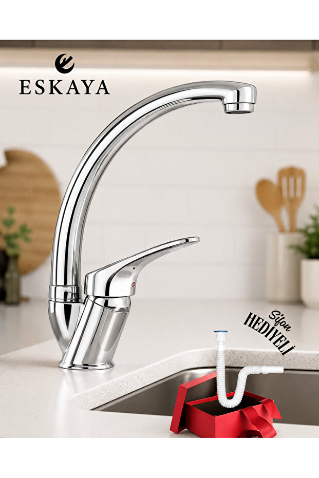 Kitchen Sink Faucet Sink Mixer with 2 Years Warranty and Siphon Gift
