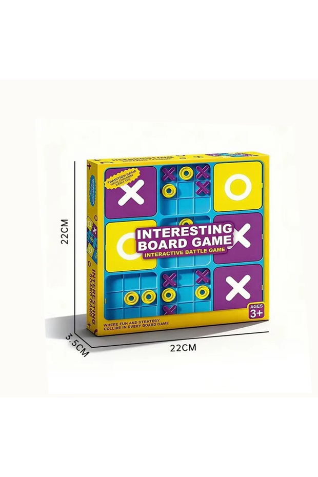 Nine-Grid Chess A Nine-Square Xo Tic-Tac-Toe Board Game Suitable for Both Boys and Girls, an Early E