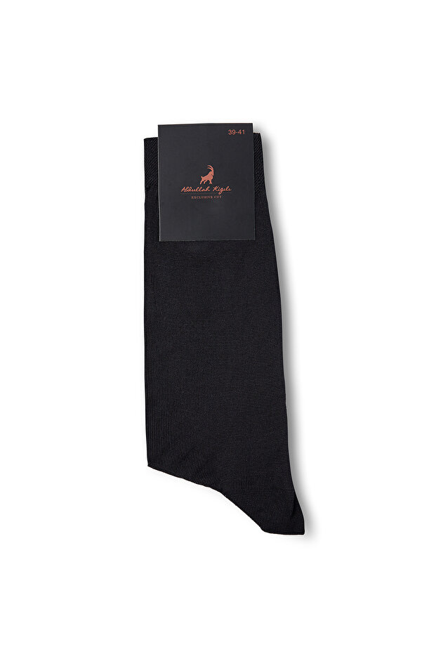 Single Plain Thin Mercerized Cotton Socks