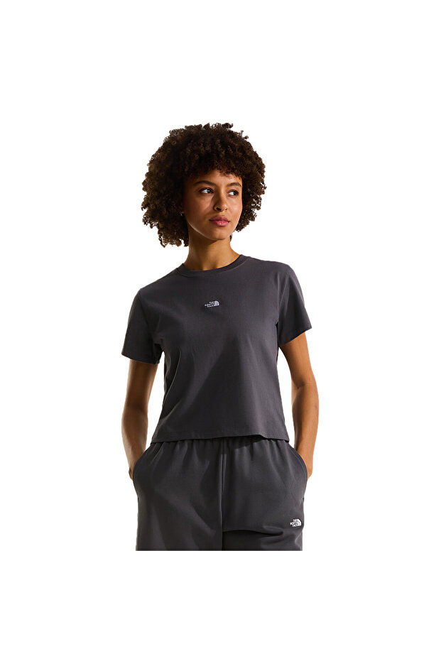 W Essential Regular Women's Outdoor T-Shirt Nf0A8Gr1Rhi1Grey