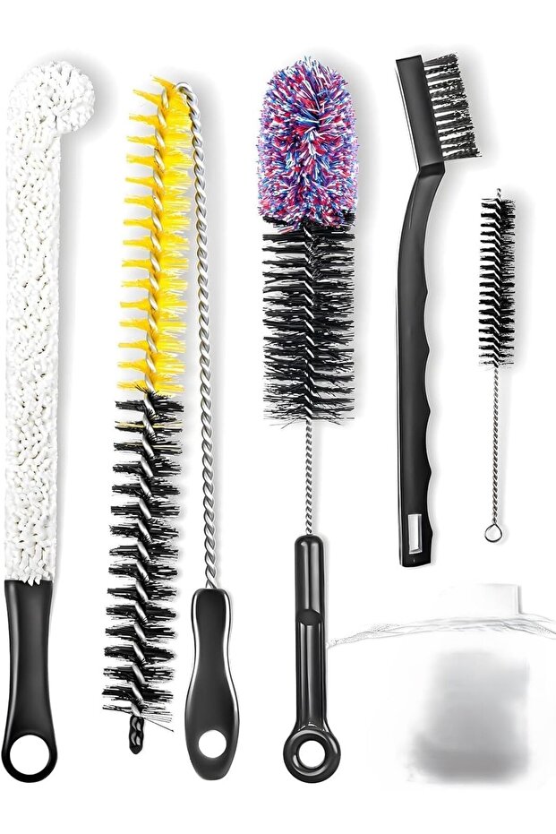 Hookah Cleaning Kit – Complete Shisha Maintenance Set (5 Pcs) | Hookah Brush Set for Stem, Hose & Bowl | Shisha Cleaning Accessories for Deep Cleaning & Long Lasting Performance
