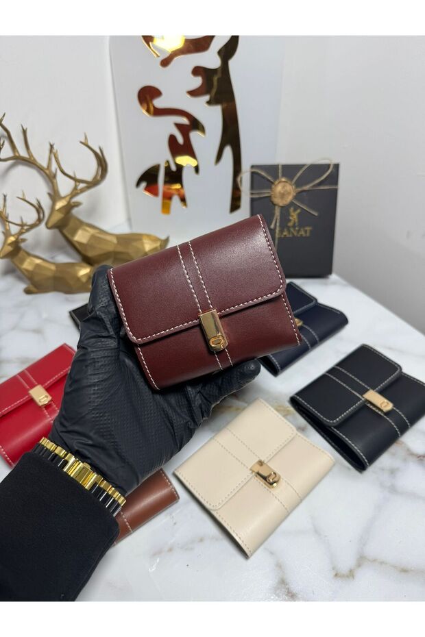 Brazilian Vegan Leather Mini Women's Wallet - Basic Wallet - Money Portfolio
