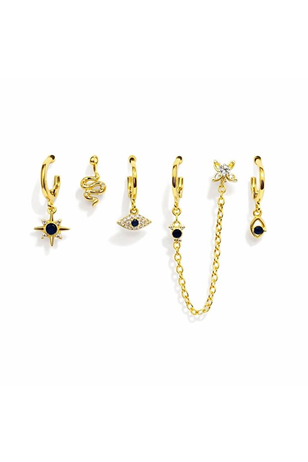 6 Piece Earring Set - 1
