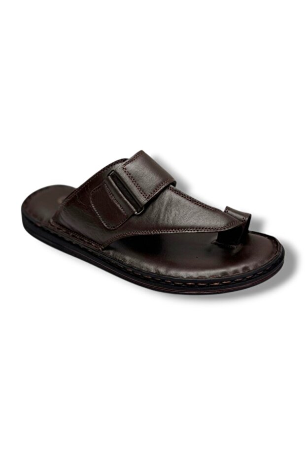 120-26 Genuine Leather Ultra Soft Flip Flops Anatomical Men's Slippers 40-47