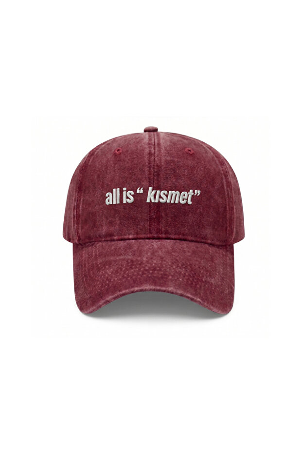 All Is "Fate" Embroidered Hat Baseball Cap / "Everything Is Fate" Embroidered Hat Cap Washable Hat
