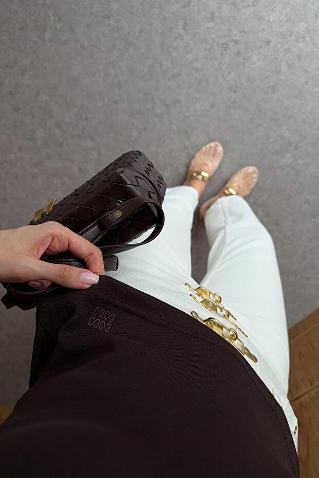 Buttoned Brown Blouse - 3