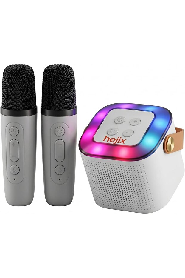 Portable Blutooth Speaker with 2 Wireless Microphones
