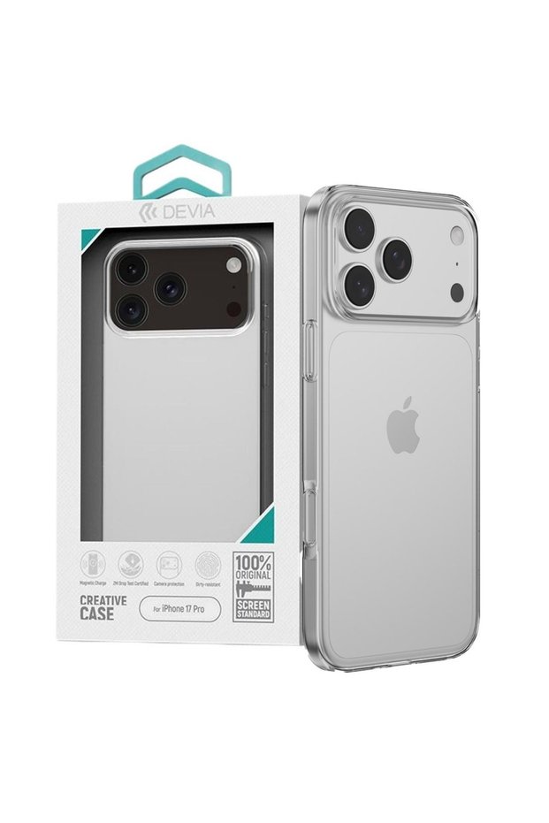 Husa Silicon Naked iPhone 17 Pro Transparent