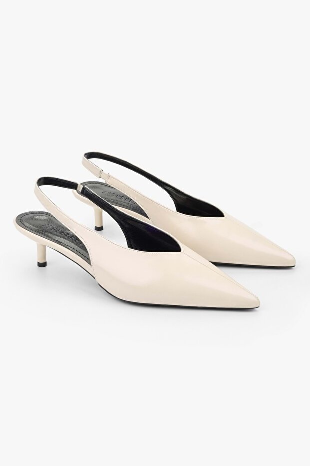 Women's Mia Ecru Skin Stiletto