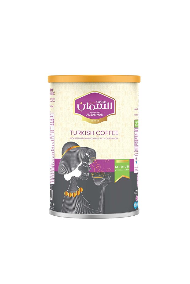 Premium Turkish Coffee 500g by Mohammad Al Samman Ground Coffee Rich Aroma Smooth Taste