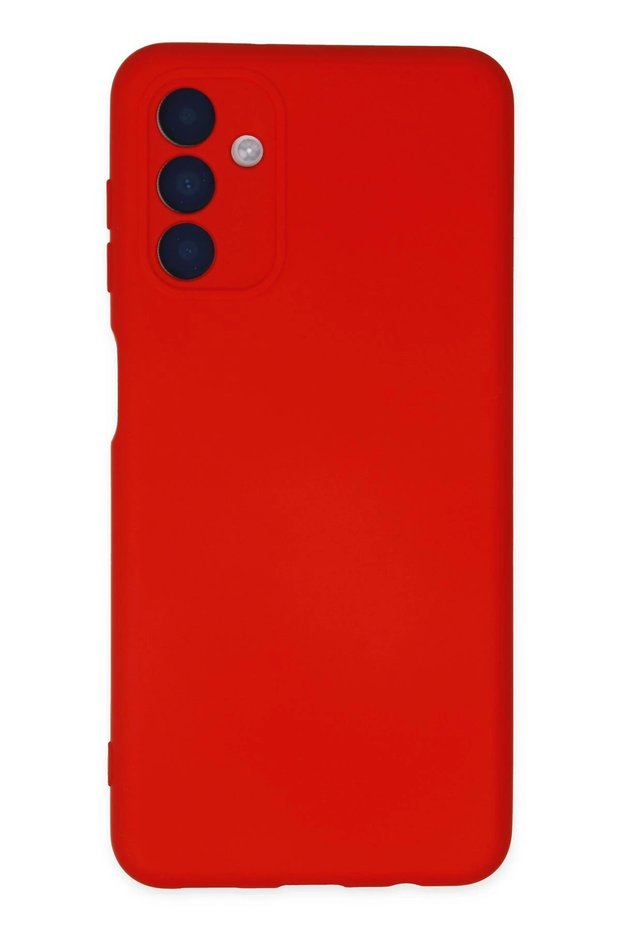 Ilkeshop New Galaxy A04S Case Nano Inside Velvet Silicone (165743) - Red