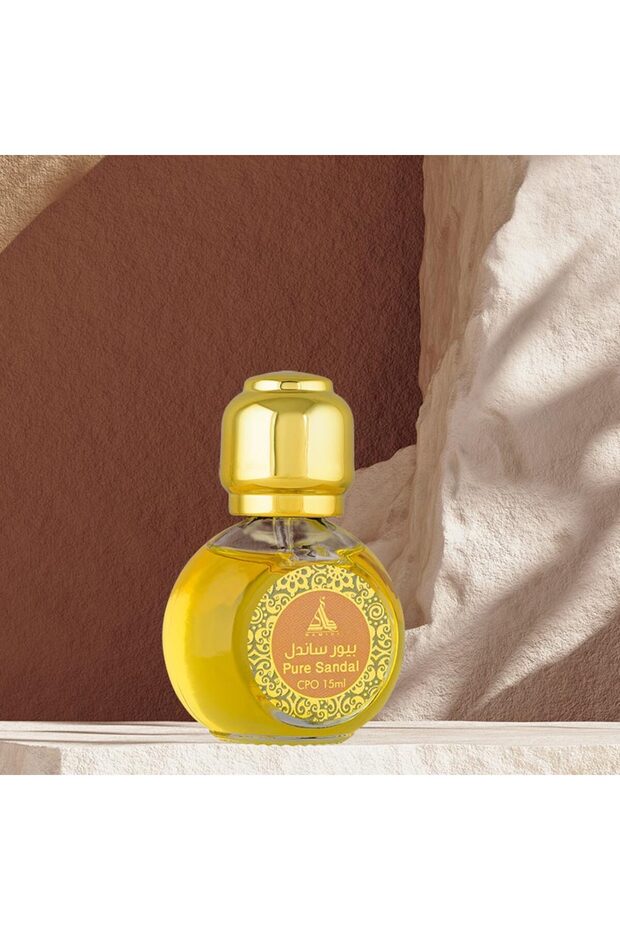 Pure Sandalwood Concentrated Alcohol-Free Perfume Attar Oil (15ml)