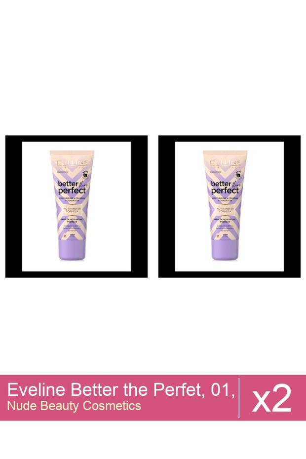 Set 2x Eveline Better the Perfet, 01, ( ivory), 30 ml