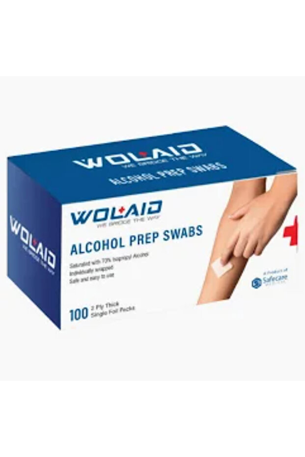 Alcohol Prep Swabs 100 Pieces