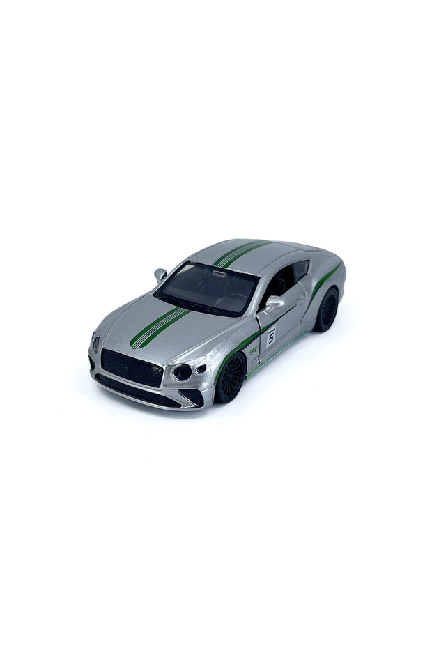 Gray Bentley Continental Gt Metal Pull-Back Car - Racing Series