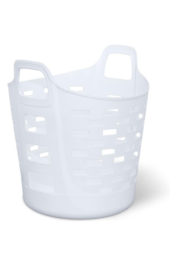Durable Flexible High Quality Plastic Laundry Hamper 35 Liter