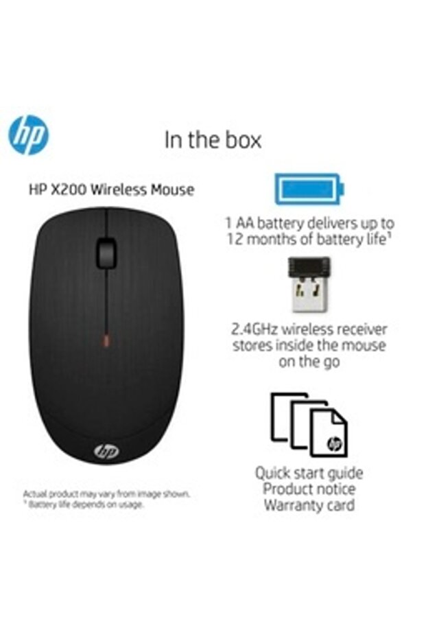 X200 Wireless Optical Mouse - 8