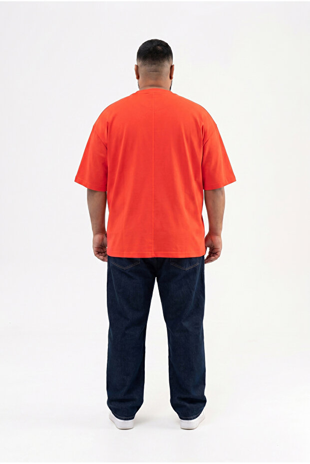Tricou Basic pentru bărbați, mărime mare, Nar - 5