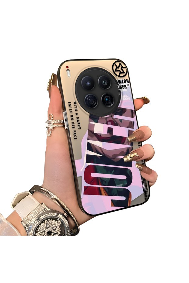 Tecno Camon 40 Premier Compatible Hard Acrylic Back Silicone Edge Lens Protection Case